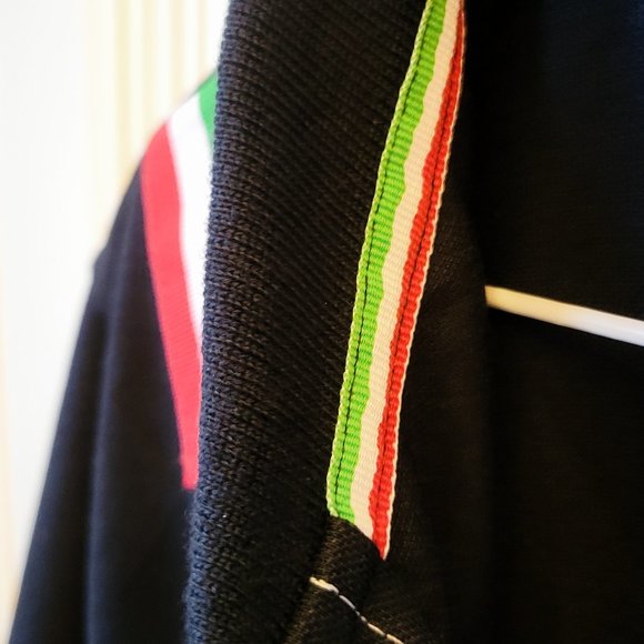 NWT Italia Black Short Sleeved Mens Polo Style Shirt - Picture 9 of 12